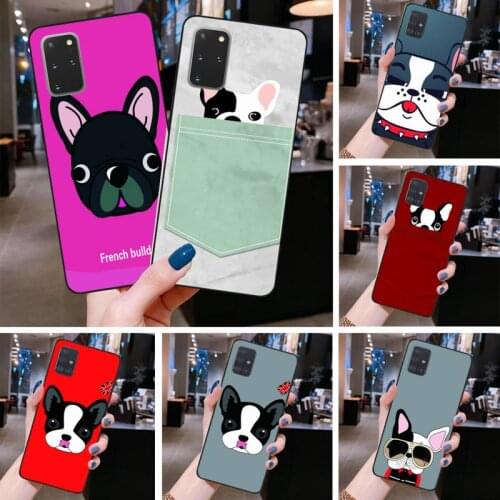 Pug Dog French Bulldog Phone Case for Samsung S20 plus Ultra S6 S7 edge S8 S9 plus S10 5G lite 2020
