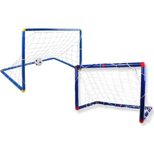 High Quality Kids Sports Soccer Toy Set With Ball Pump Goal Net Football Toy Set For DIY Indoor Outdoor Practice