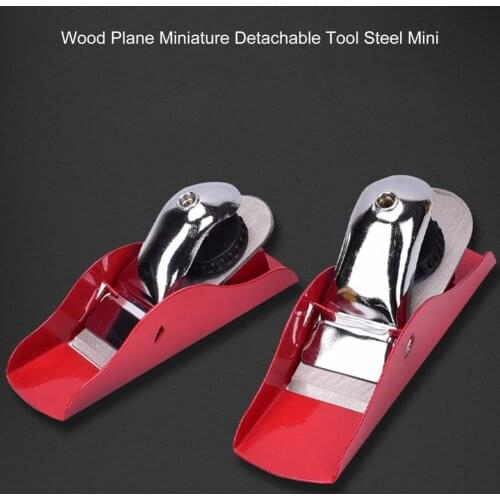 DIY Mini Hand Wood Plane Woodworking Flat Plane Miniature Detachable Tool Steel Mini Wood Hand Planer for Woodworking Carpenter