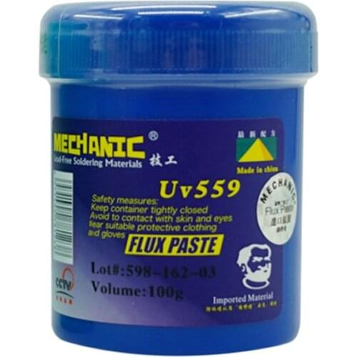 MECHANIC UV559 Flux Paste Lead-Free Solder Repair Paste BGA No-Clean Solder Paste Welding Oil Flux Grease 100G Soldering Repair