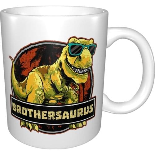 Brothersaurus Rex Brother Mug Coffee Cup Coffee Mug Golf 7 Cup Thermos Mug For Coffee Mug For Tea