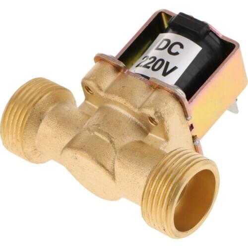 Brass Electromagnetic/Normally Closed Water Inlet Valve 6Points Outer Teeth