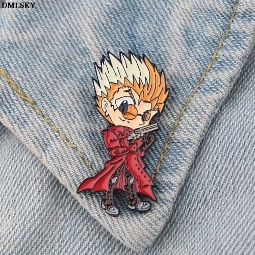 MD170 DMLSKY Fashion Pin Anime Enamel Pins Backpack Bag Brooch badges for Clothing Tie Pin Charm Kids jewelry