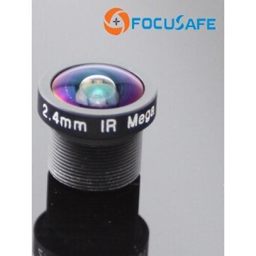 Focusafe 2.4mm Megapixel 1/2.7" 105 degree M12 MINI Board Lens