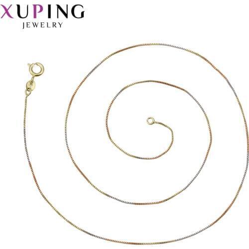 Xuping Fashion Necklace Popular Style Long Necklace for Women High Quality hain Jewelry Gifts for Thanksgiving 42421