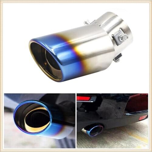 Tail Muffler Exhaust Tip Pipe Silver Car Accessories for Chevrolet Chaparral Blazer Nubira Monte Kodiak GPiX Jay Groove Beat
