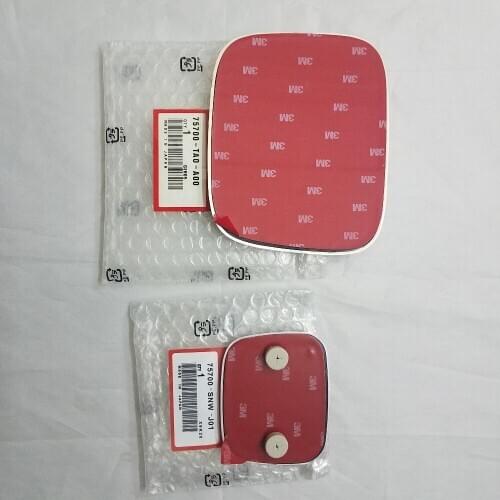 NEW 2pcs OEM Red H FRONT REAR EMBLEM BADGE 152mm x 125mm 92mm x 75mm 75700-TA0-A00 for PILOT 2012 2013 2014 2015