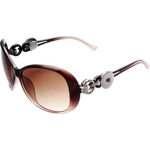 6 Color Xinnver Snap Button Sunglasses Elegant Ladies Oculos Oval Lens Vintage Eyewear Accessories Sun Glasses For Women ZN007