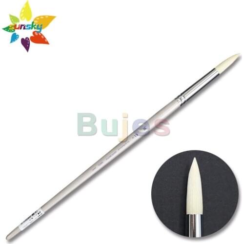 Original Japan Holbein EL-r Bristle hair Round head Oil painting Acrylic paint brush Tough texture Good flexibility Art supplies