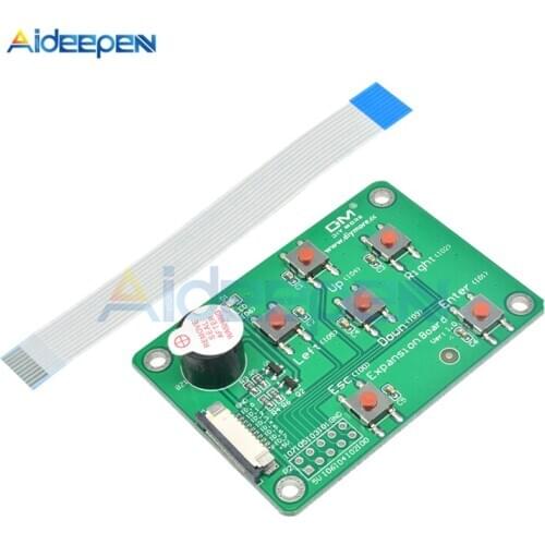 I/O Expansion Board With 8 Pin FFC Cable For Nextion Enhanced HMI Intelligent LCD Display Module With LED Buzzer Switch