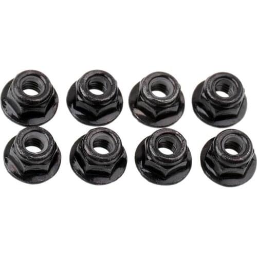 RC H98055 Metal Flange M4 Lock Nut 8P Fit HongNor HNR 1/10 Monster Truck H9801