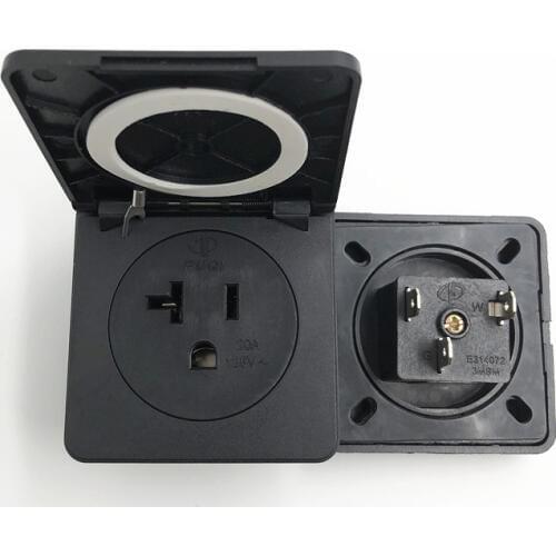 IEC 320 C14 United states 3 prong plug Waterproof AC POWER plug AC socket Removable US Standard 125V 20A Industrial Durab