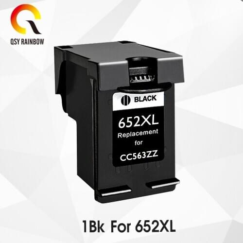 QSYRAINBOW 652XL Refilled Ink cartridge replacement for HP 652 XL for HP Deskjet 1115 1118 2135 2136 2138 3636 3835 4536