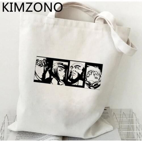 Cowboy Bebop shopping bag shopping eco bolso tote jute bag shopper bag tote foldable fabric boodschappentas sacolas