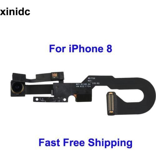 Xinidc 1pcs Front Camera for iPhone 8 Light Proximity Sensor Flex Cable Facing Module Replacement Parts Free Shipping