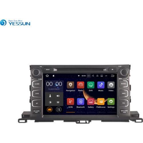YESSUN Android Radio Car DVD Player For Toyota Highlander 2015~2016 Stereo Radio Multimedia GPS Navigation With AM/FM