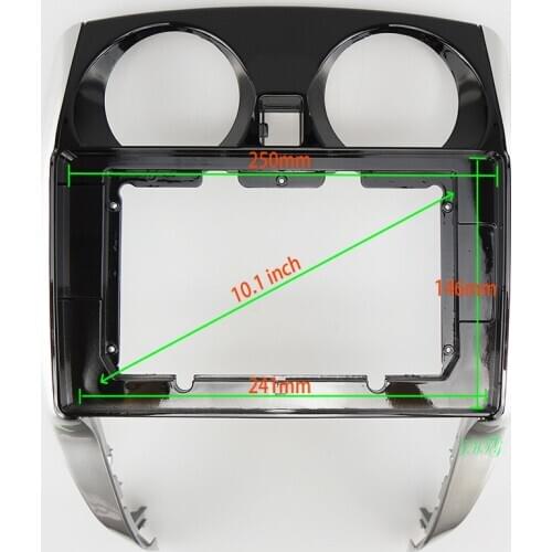 10.1 inch Fasxia Car Audio Frame Car Radio Fascia,gps navigation fascia panel is suitable 2019 NISSAN NOTE