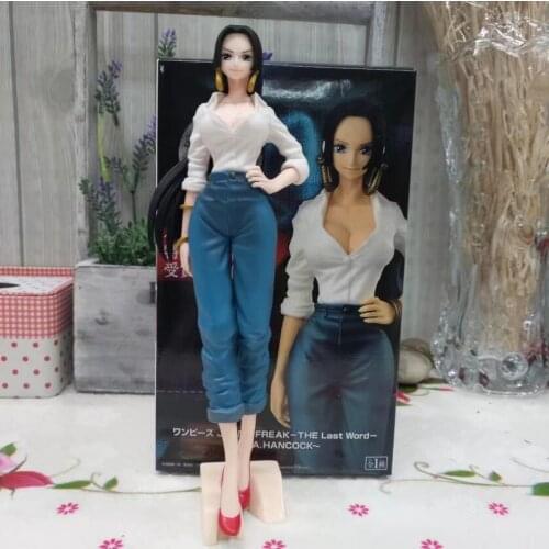 23cm Japan Anime Cartoon Figure One Piece Boa Hancock Sexy Beauty Women Figura Plastic PVC Sculpture Model Toy Collection Fans