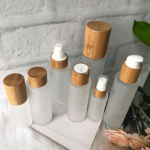 30ml Frosted Glass Bottles Beauty Lotion Bottle Cosmetic Containers Bottles Empty Lotion Packaging Bottle