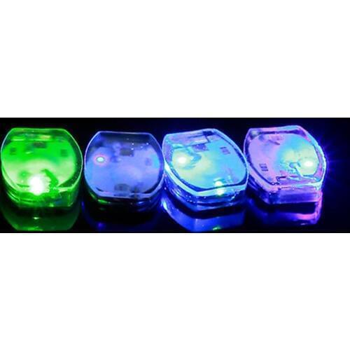 50 pcs/lot LED Shoes light Green Blue Red blingking flashing lamps Colors changing glowing children running shoes lamps