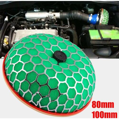 Car Air Filter Universal Automobile Modified Mushroom Head 80mm 100mm Round Cleaner High Flowing Intake System Reloaded Filter