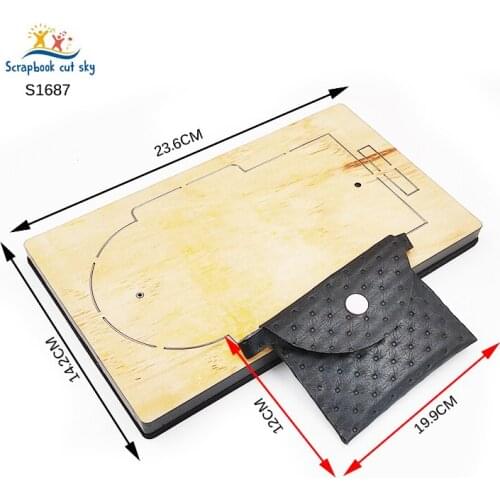 Wallet DIY S1687 Muyu Wooden Mold Scrapbook Cutting Dies Suitable For Market General Machines