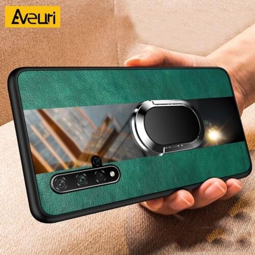 Leather Phone Case For Huawei Honor 9C 9A 8X 9X 9S 10i 9 10 20 Lite Magnetic Holder Cover Case For Honor 20S 30 Pro V30 Coque