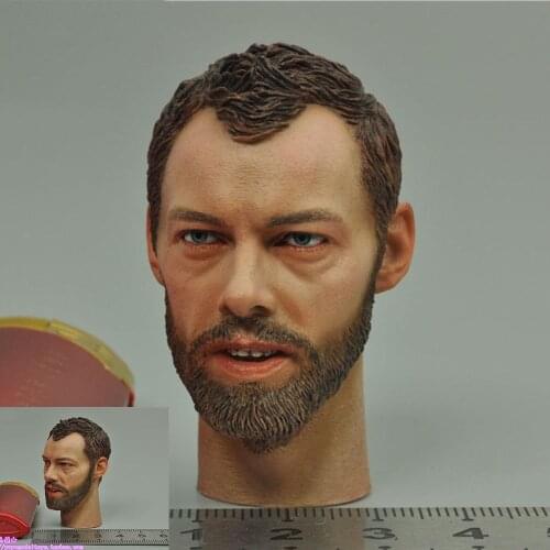 D80149 1/6 WWII Male Head Sculpt Soldier Carving For 12" Male HT TBL Figure Body In Stock