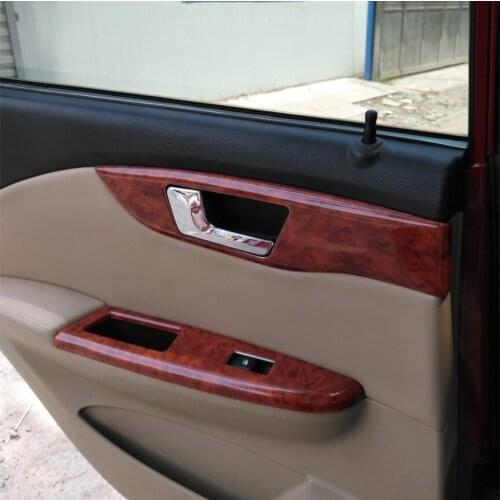 Imitation Peach Wood doors Widnow Handle Gear Ceter Console Decorated Frame For Buick Regal 2008 09 10 11 12 13 14 15 CAA176