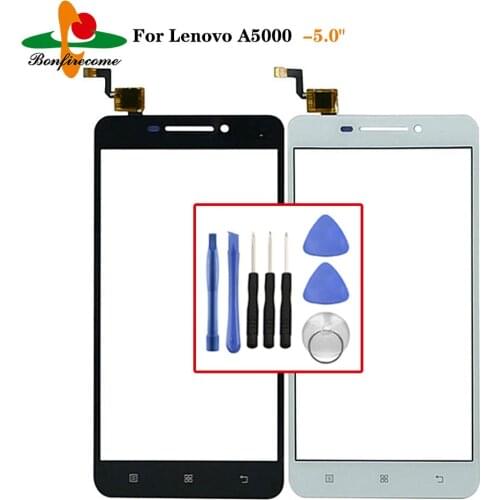 For Lenovo A5000 Touch Panel Touch Screen Digitizer Front Glass Sensor For Lenovo A 5000 Touchscreen