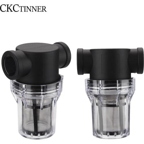 Water Pipe Filter 1/2'' 3/4'' 1'' Inch Garden Irrigation Impurity Filter Mesh Strainer Pipeline Filter Gardening Inlet Water