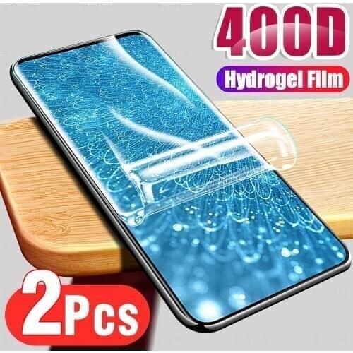 2PCS Hydrogel Film On For Vivo V20 se V15 Pro Screen Protector Film For Vivo Y11 Y12 Y17 Y20 Y20i Y30 Y50 Y91 Y93 Film Not Glass