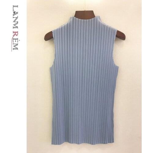 LANMREM Sleeveless Blouses