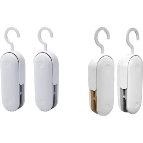 Mini Bag Sealer, Portable Vacuum Sealer Plastic Bag Sealer, Handheld Food Sealer Heat Seal for Chip Bag & Plastic Bags