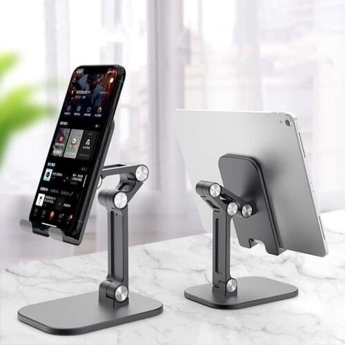 New Arrival Metal Folderable portable desk tablet stand phone holder liftable for ebook smartphone pad home teaching black Green