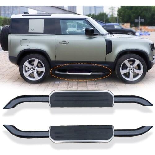 NEW High quality Aluminum alloy Running Boards Side Step Bar Pedals Fits For Land Rover Defender 90 2020 2021 2022