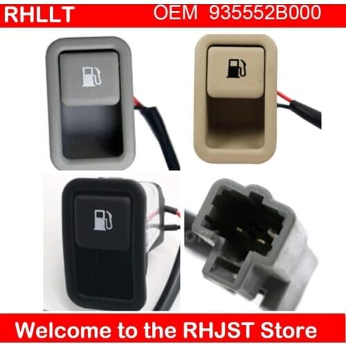 Genuine Fuel filler tank cover opening switch button for hyundai Santa Fe 2007-2012 Fuel Gas Door Switch OEM 935552B000