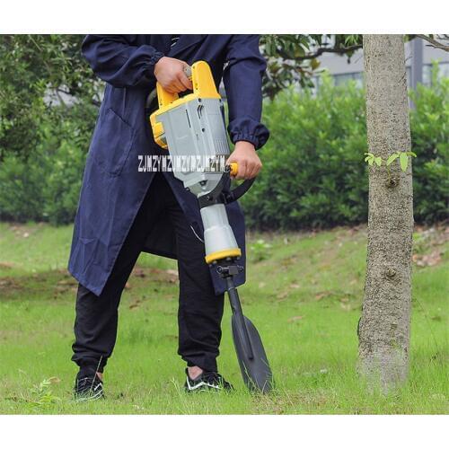 Portable Electric Tree Digging Machine Tree Digging Planting Machine Garden Tools Digging Tree Transplanting Machine 220V 1700W