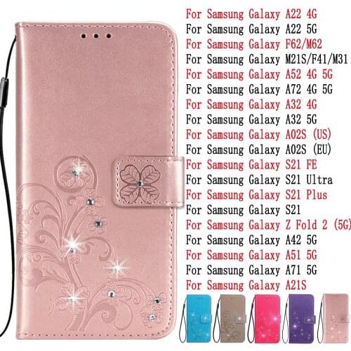 Sunjolly for Samsung Galaxy A22 4G 5G F62 M62 M21S F41 M31 A52 A72 A32 A02S S21 FE Ultra Plus A42 A51 A71 Case Cover coque capa