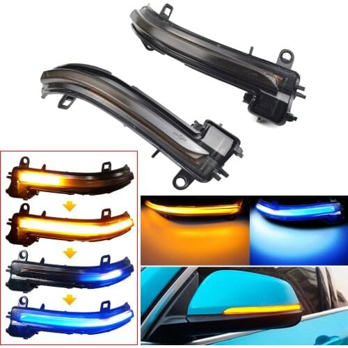 2PCS LED Turn Signal Side Mirror Sequential Light For BMW X1 F48 F45 F46 2016 2017 2018 For BMW X2 F39 2017-2019 Dynamic Blinker