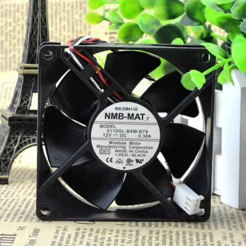 NMB 3110GL-B4W-B79 cooling Fan DC12V 0.38A 80x80x25mm