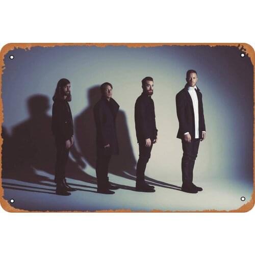Imagine Dragons Band Poster Celebrities & Musicians 12 "X 8" Vintage Metal Tin Sign
