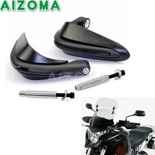 Motorcycles Hand Protector Guard Black 7/8"(22mm) Extension Handguards Dirt Street Bike Universal for Honda Ducati Yamaha Suzuki