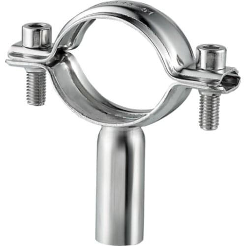 8-159mm 3/8" - 3" Pipe Hanger Bracket Clamp Support Clip 304 Stainless Steel For Beer Brewing L=45