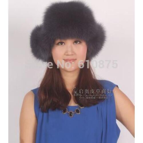 Female Autumn Winter Plus Size Thicken Fox Fur Bombers Hats Caps Woman Warm Ear Protection Mink Fur Hats Caps