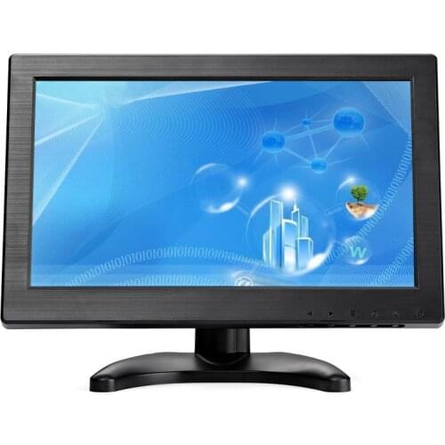 11.6" 1366X768 Computer PC LCD Screen Monitor with USB VGA AV BNC HDMI Audio Monitor Display for CCTV Security Camera