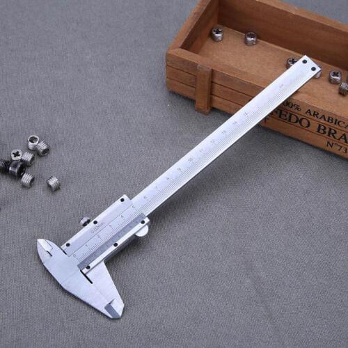 0-150mm Vernier Caliper Carbon Steel Metal Vernier Caliper Gauge Measurement Calipers Micrometer Measurement Tool