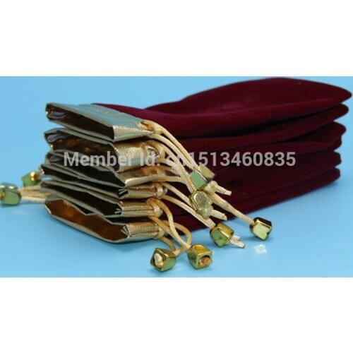 500pcs/lot CBRL velvet drawstring jewelry bag/pouch for toiletry/bracelet ,Size can be customized,Various colors,wholesale