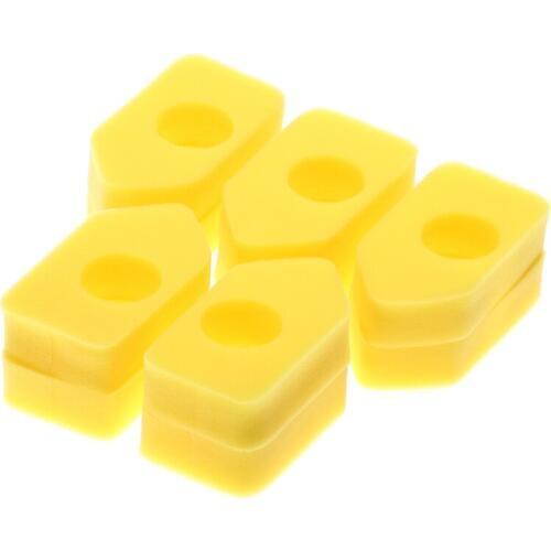 6pcs/lot Universal Yellow Foam Kit For For Air Filter Briggs & Stratton 698369 Cleaner Garden Tool