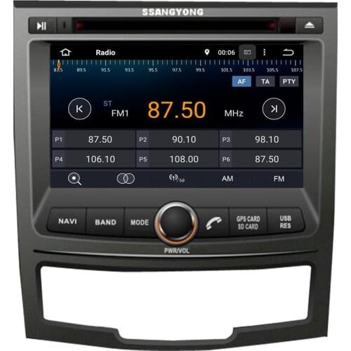 7"IPS screen 4G Android 10 AV Output CAR GPS For SSANGYONG KORANDO 2010-2012 DVD PLAYER navigation radio multimedia sterero